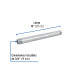 Niple de acero galvanizado 3/4 x 10", FOSET