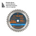 Disco sierra 7- 1/4" para madera, 40 dientes centro 5/8"
