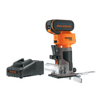 Router (Rebajadora) 1/4", 1 batería 4 Ah, TRUPER PRO