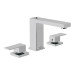 Mezcladora para lavabo taladros separados, cromo, FOSET KUBO