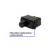 Dimmer giratorio, línea Italiana, color negro, VOLTECK