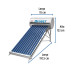 Calentador solar de agua 10 tubos, 120L, 3 personas, FOSET