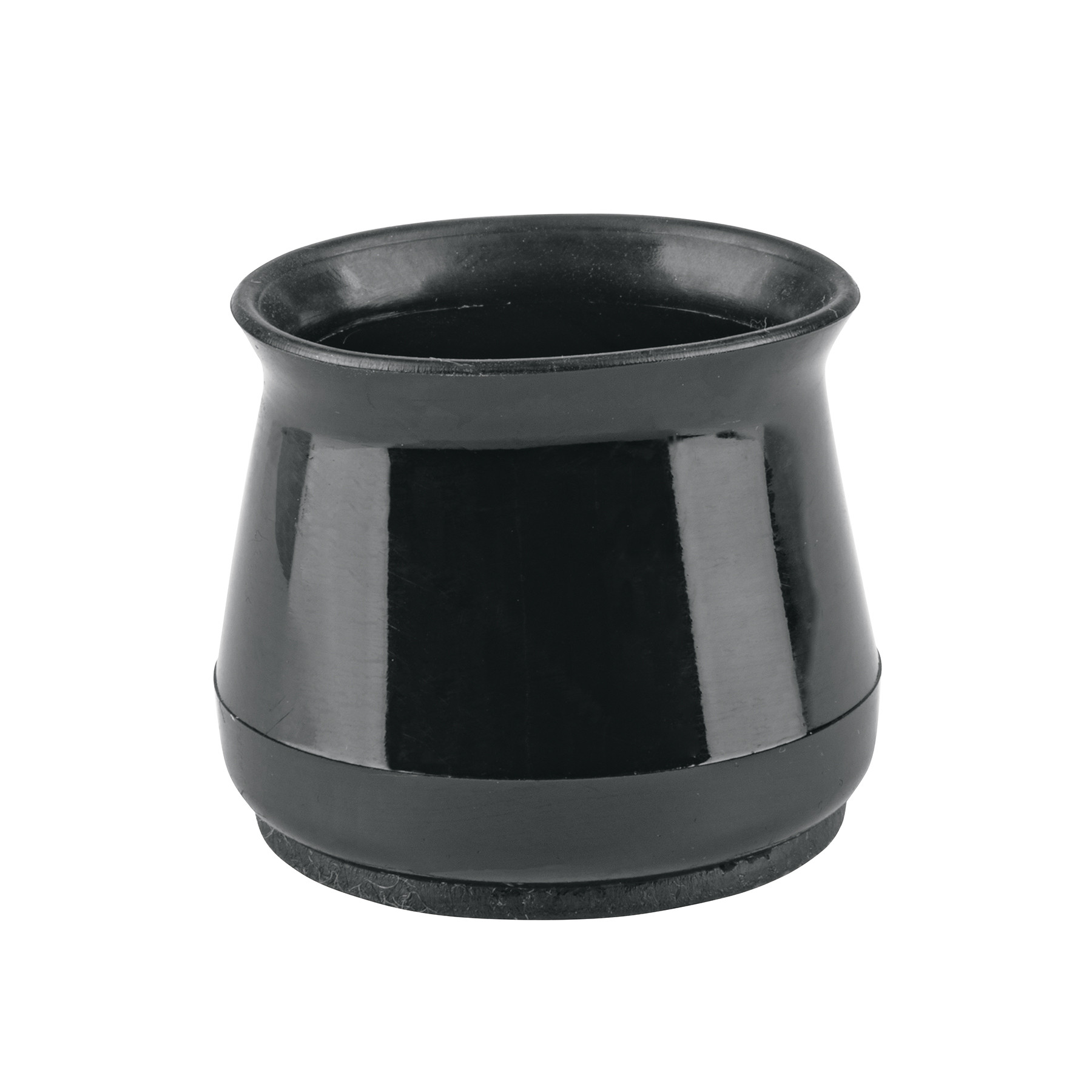 Caja con 24 protectores para patas de silla, negro