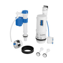 Juego de accesorios para WC, 2" con sistema dual, FOSET
