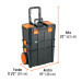 Caja para herramienta,19"x25" con ruedas, 3 en 1 desmontable