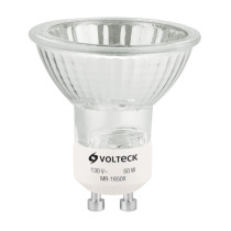 Lámpara de halógeno 50 W tipo MR 16 base GU10, VOLTECK