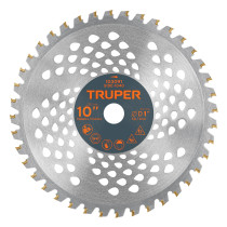 Disco sierra 10" p/desbrozadora, 40 dientes, Truper