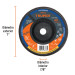 Disco laminado 7" grano 40 centro 7/8", plástico, TRUPER