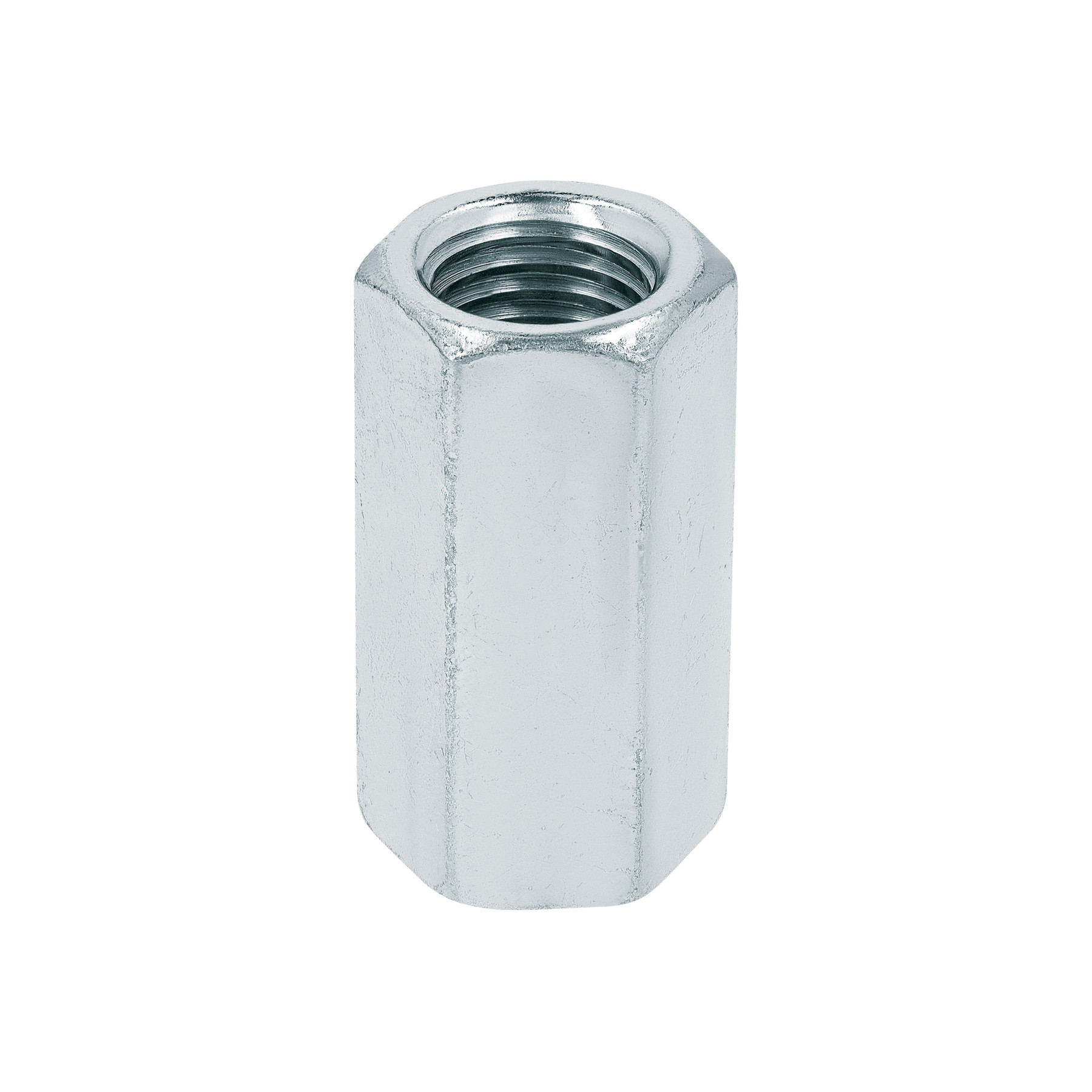 Bolsa con 2 tuercas cople, 7/8" acero galvanizado , FIERO