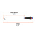 Desarmador de cruz 3/16" x 10" mango Comfort Grip, TRUPER
