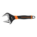 Llave ajustable (perico) 10" boca ancha Comfort Grip, EXPERT