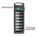 Juego de 7 dados cuadro 3/8" punta torx, TRUPER