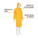 Gabardina impermeable doble capa, talla CH, TRUPER