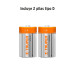 Linterna de aluminio LED Cree 500 lm con 2 pilas D, EXPERT