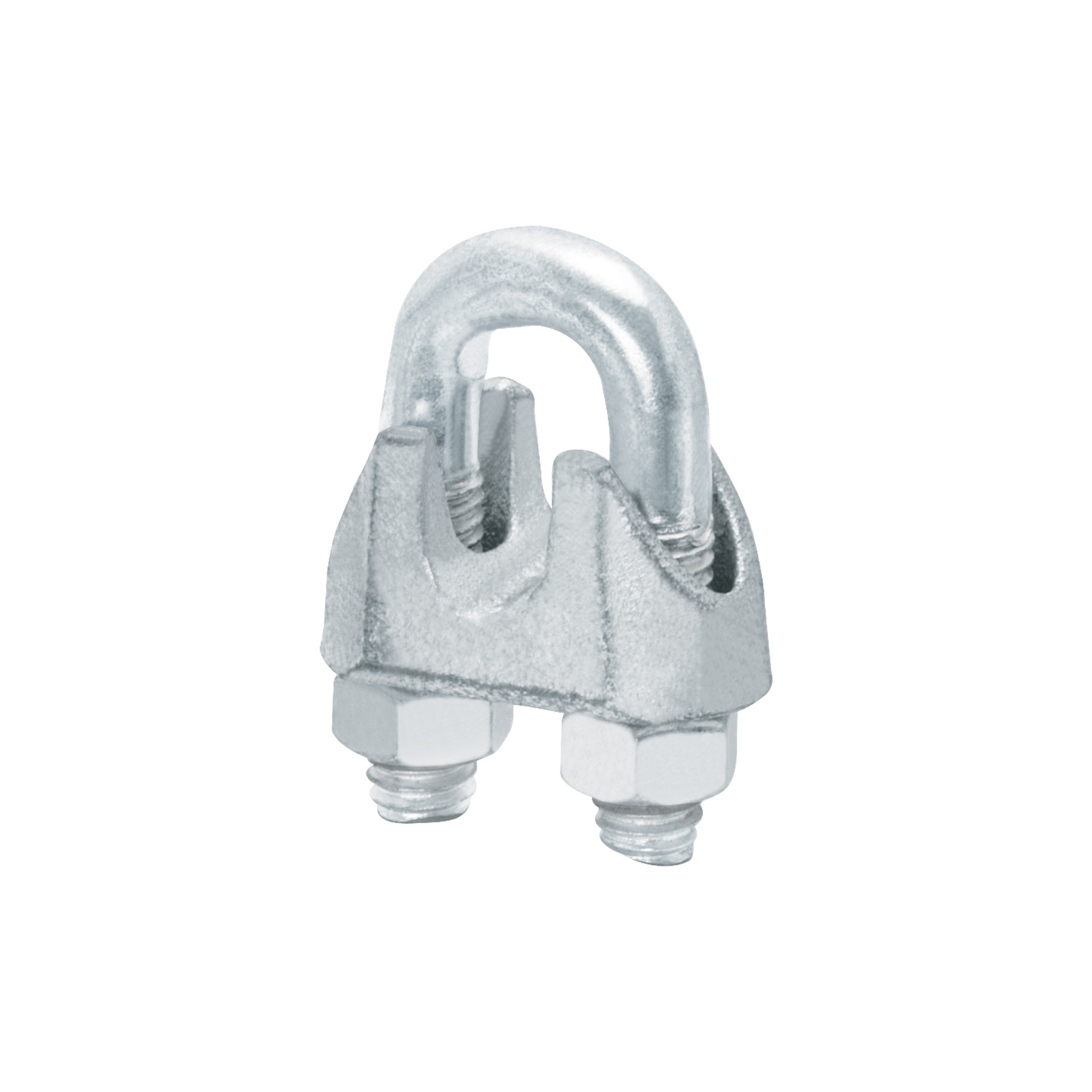 Bolsa c/20 nudos (perros) de hierro p/cable de 3/8", FIERO
