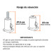Gato hidráulico de botella de 16 Ton, TRUPER