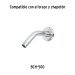 Regadera redonda de ABS 3" sin brazo, FOSET BASIC