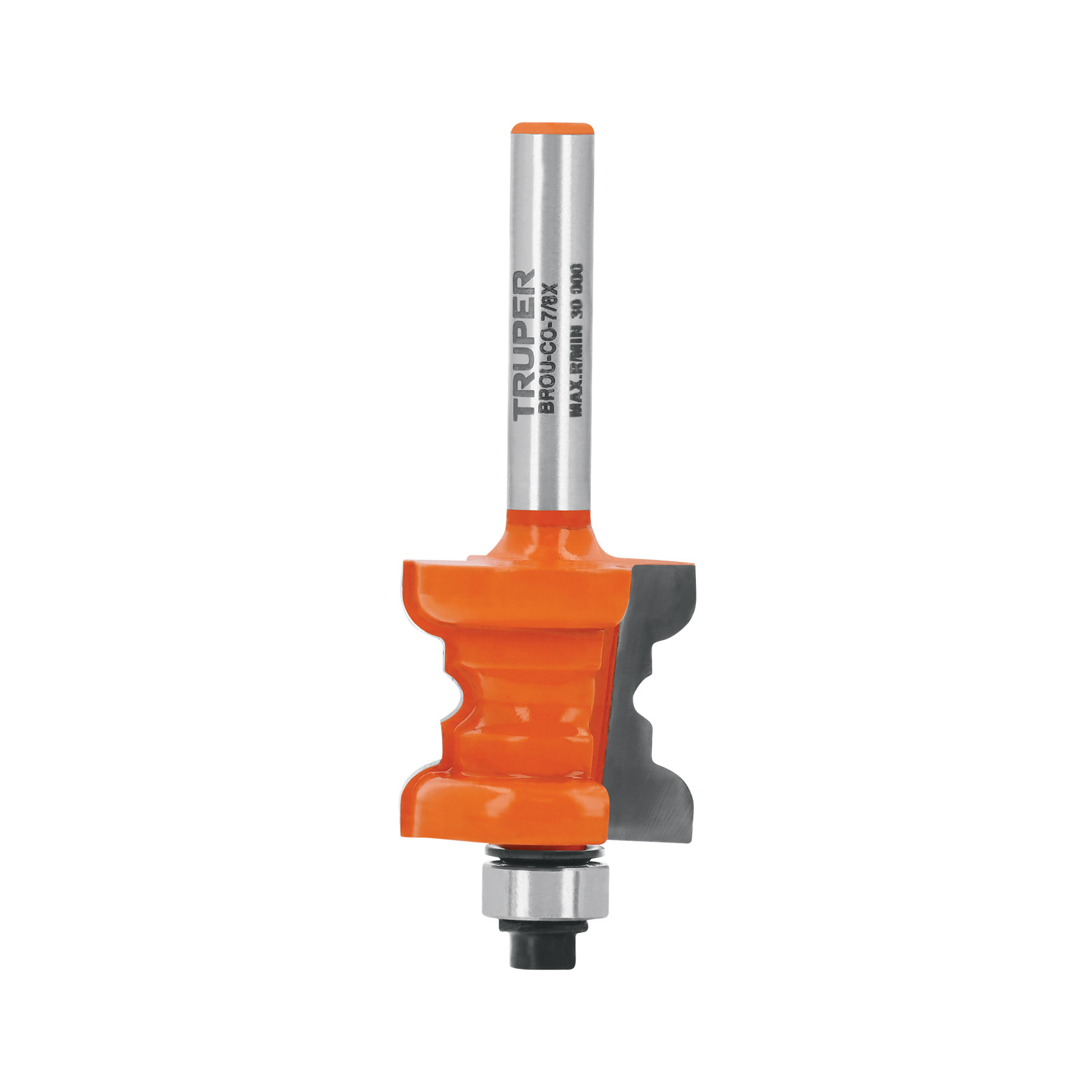 Broca para router, collarín, 7/8" con balero, TRUPER