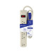 Multicontacto 14 AWG 6 entradas supresor de picos 450 joules