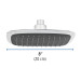 Regadera cuadrada 8", ABS, sin brazo, cromo, AERO