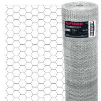 Rollo malla hexagonal cal.22, 1.2x 45m, abertura 25mm, 16kg
