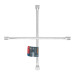 Llave de cruz 18" pulida y cromada, TRUPER