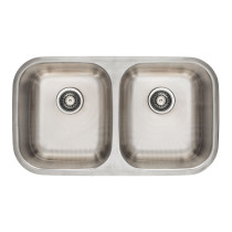 Tarja de submontar 82 x 47 x 23 cm doble tina, FOSET RIVIERA