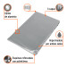 Lona de polietileno reforzada 4 x 6 m, gris, 180g/m2, TRUPER