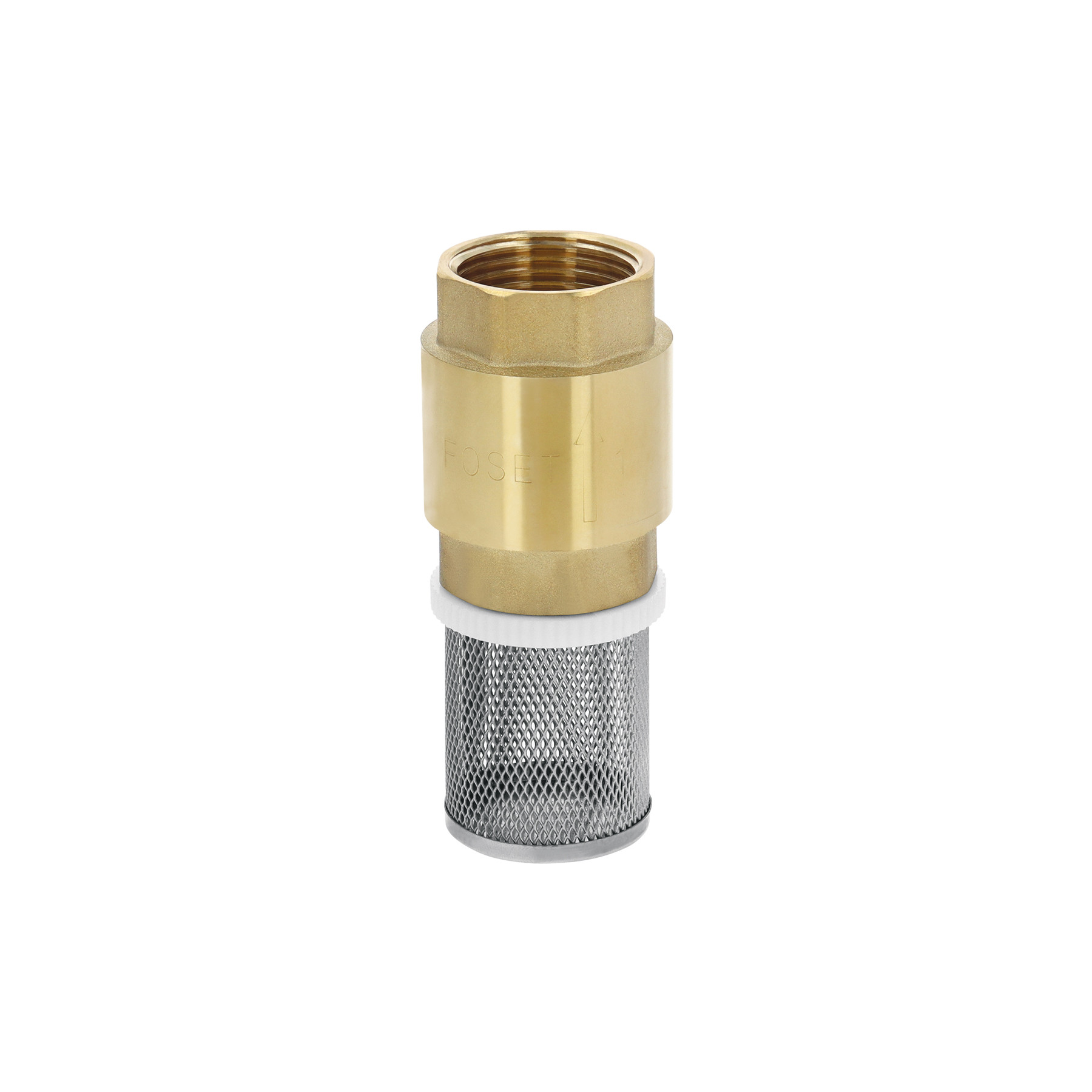Pichancha con rejilla acero inoxidable 1", FOSET