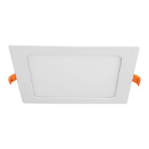 Luminario LED plafón 12W 6500K ultradelgado cuadrado VOLTECK