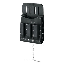 Porta herramientas de cuero con 11 compartimentos, TRUPER