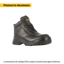 Bota de seguridad negra, 24, casquillo de composite, PRETUL