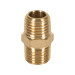 Niple de latón, macho-macho, cuerda 1/4" NPT, TRUPER