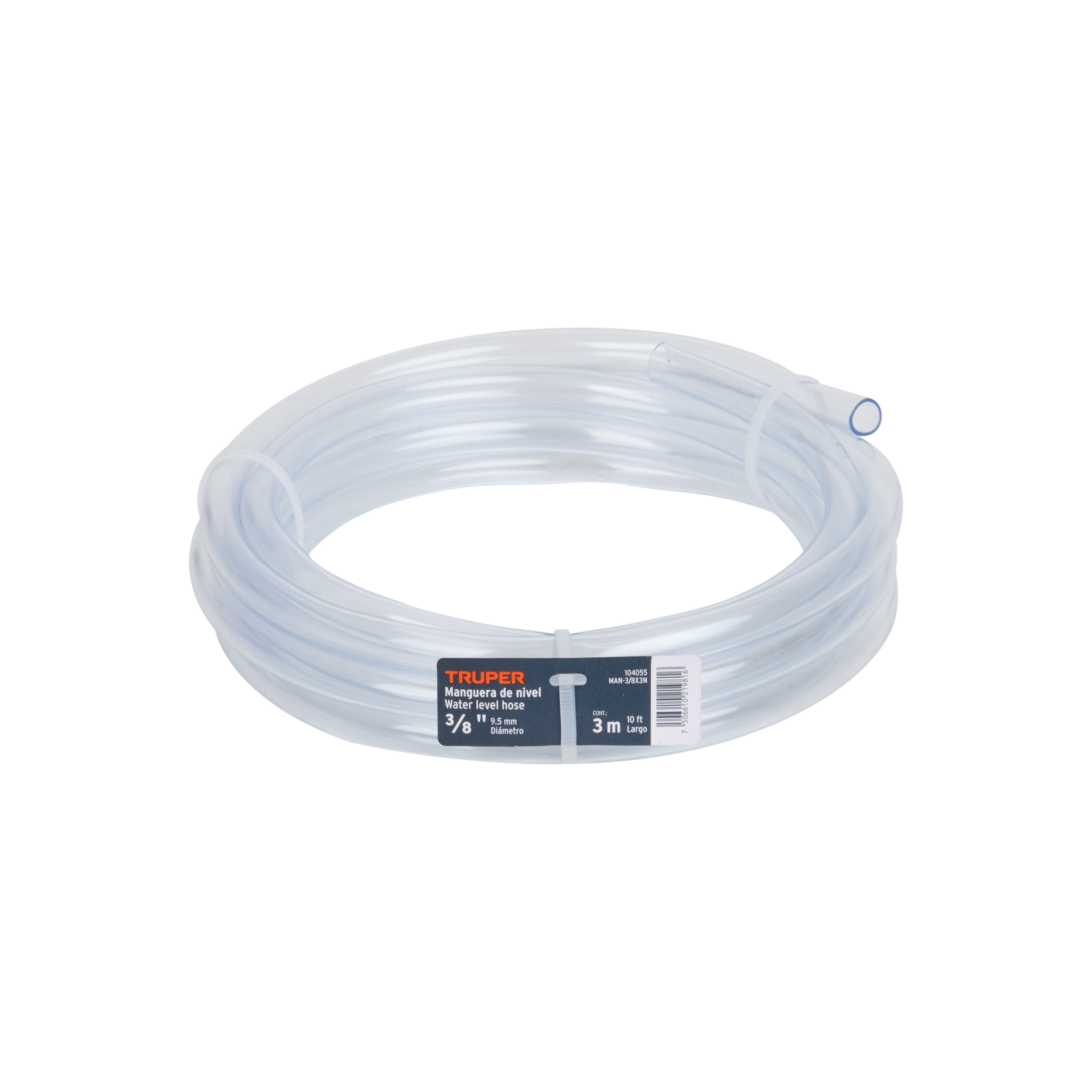 Manguera de Nivel, 3/8", rollo de 3m, TRUPER