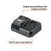 Cargador dual de baterías 20V, enchufe tipo C, TRUPER MAX