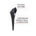 Embudo plástico 250 ml, cuello rígido, TRUPER