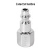 Conector rápido de acero, hembra, cuerda 1/4" NPT, PRETUL
