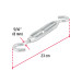 Tensor zinc 5/16" gancho-gancho, FIERO