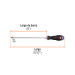Desarmador de cruz 3/16" x 8" mango Comfort Grip, TRUPER