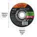 Disco Tipo 42 de 4-1/2" x 3.2 mm corte metal, TRUPER EXPERT