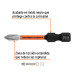 Estuche con 5 puntas de cruz PH1 de impacto largo 2"