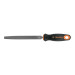 Lima plana muza 6" con mango Comfort Grip, TRUPER