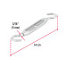 Tensor zinc 3/16" gancho-gancho, FIERO