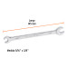 Llave española, 5/16 x 3/8" x 145 mm de largo, TRUPER EXPERT