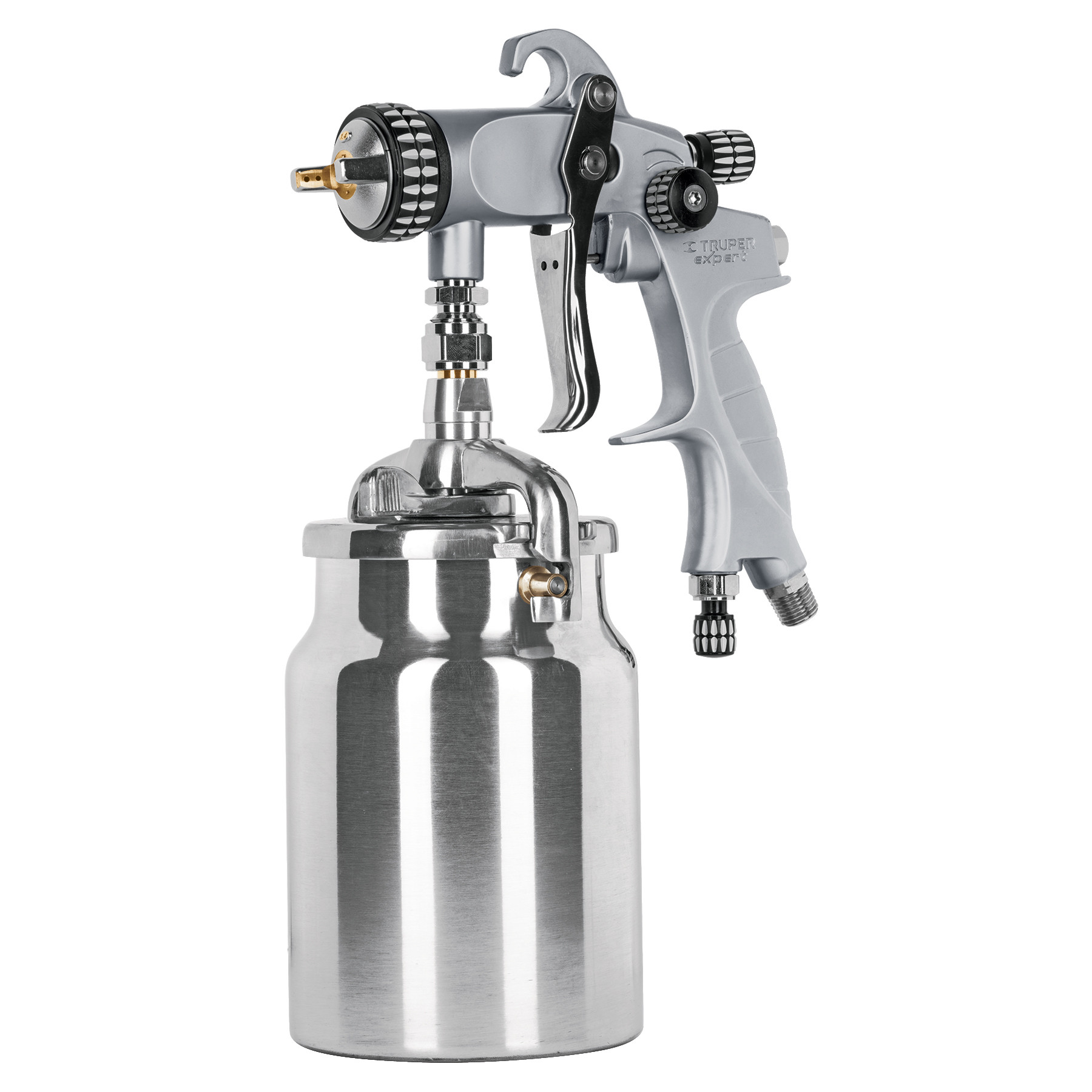Pistola p/pintar succión HVLP vaso aluminio, 1.4 mm, EXPERT