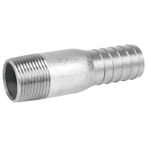 Niple de acero galvanizado 3/4" tipo botella, FOSET