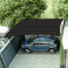 Toldo sombra 80%, monofilamento negro, 3.6m x 3m, FIERO