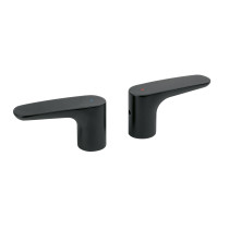 Juego manerales palanca para RIM-91M, negro, FOSET RIVIERA