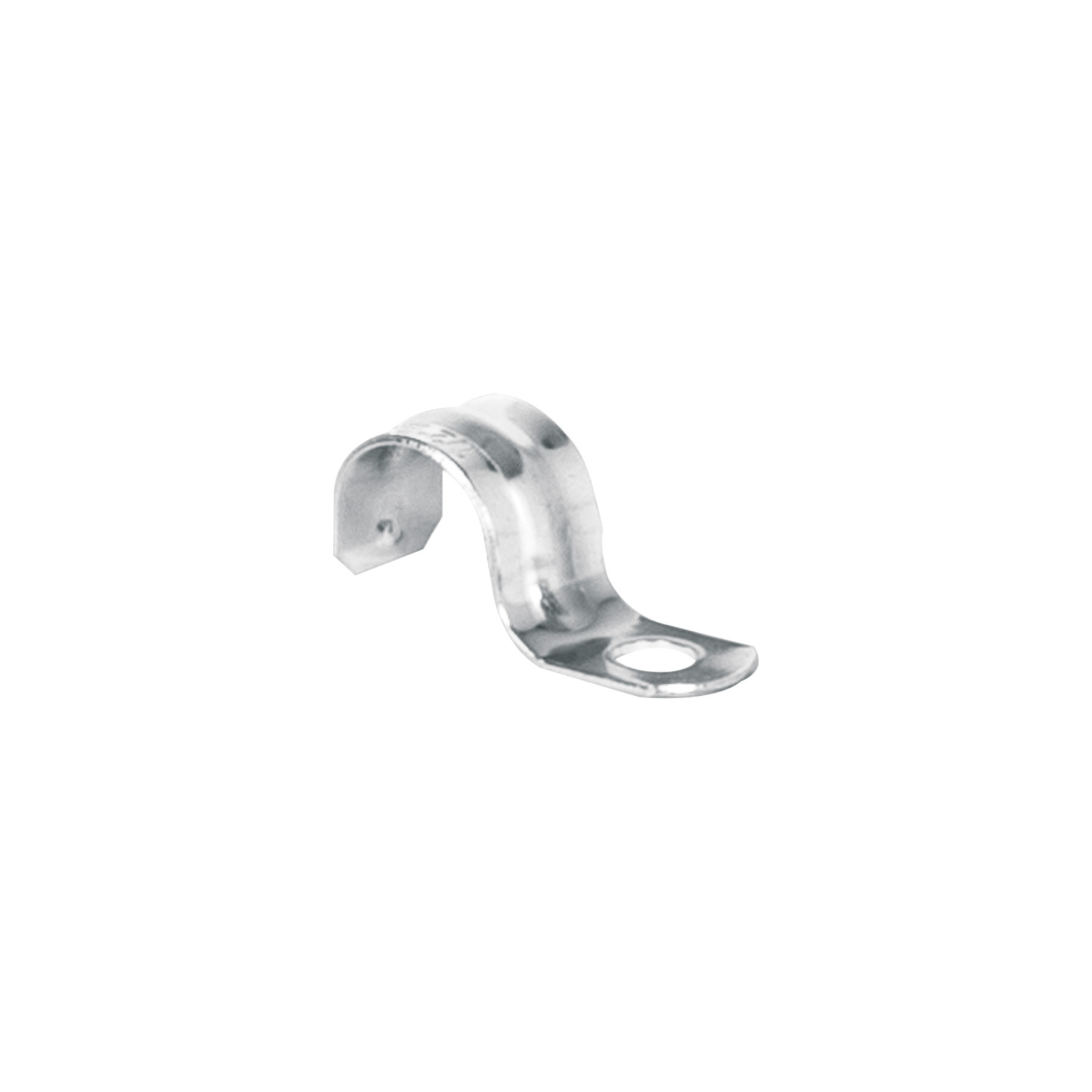 Bolsa c/10 abrazaderas tipo uña 1/2" p/tubo pared delgada