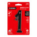 Número 1 de latón sólido 4", negro, HERMEX
